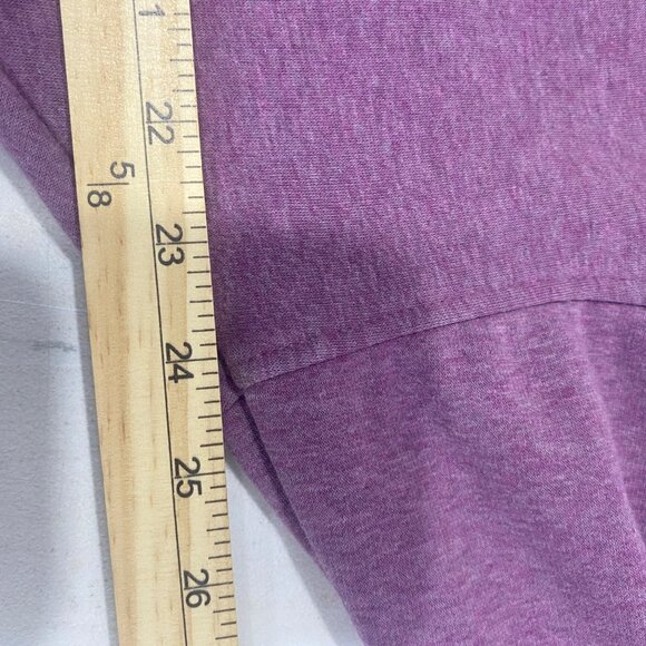 Ugg Womens Purple Fleece Open Front Cardigan With Pockets Size S Cotton Blend - Picture 9 of 12